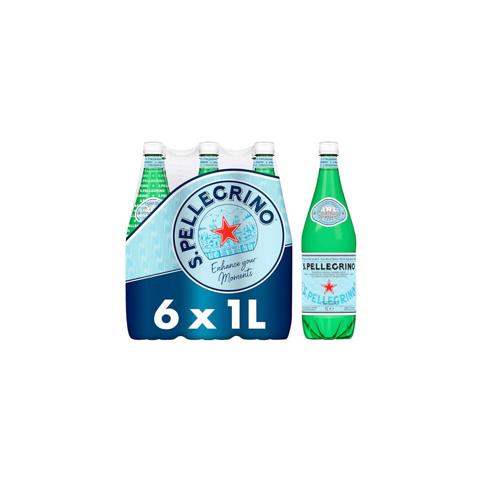 San Pellegrino Sparkling Natural Mineral Water 6X1l