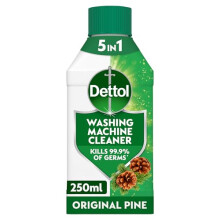 Dettol Washing Machine Cleaner Pine Scent 250ml Antibacterial Removes Bacteria Bad Odours Limescale and Hidden Dirt Lasting Freshness Kills 999 Perc