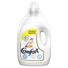 Comfort Dermatologically tested Pure suitable for the whole familys clothes Fabric Conditioner gentle next to sensitive skin 85 Wash 3 l