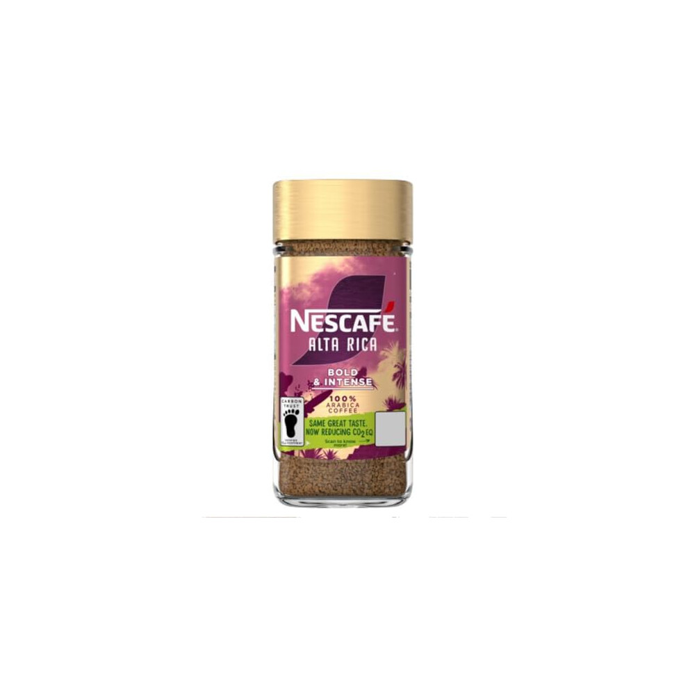 Nescafe Nescafé Alta Rica Blend Instant Coffee Roasted Premium Instant 100 Percent Arabica Coffee 190G Pack Of 1 Gold/Dark