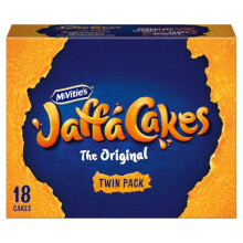 McVities Jaffa Cakes Original Chocolate Biscuits Twin Pack 18 Cakes 198g