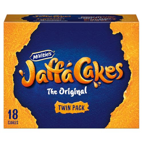 McVities Jaffa Cakes Original Chocolate Biscuits Twin Pack 18 Cakes 198g