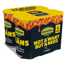 Branston Baked Beans in Tomato Sauce 410 g Pack of 4
