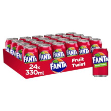 Fanta Fruit Twist 24 x 330ml Cans 5017726155605
