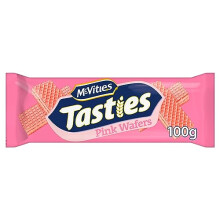 McVities Tasties Pink Wafer Biscuits 100 g Pack of 1