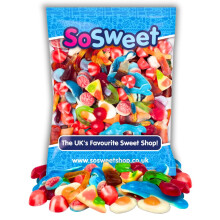 SoSweet Jelly Sweet Mix – 1kg Bulk Bag of Classic Chewy Sweets | Party Pick & Mi