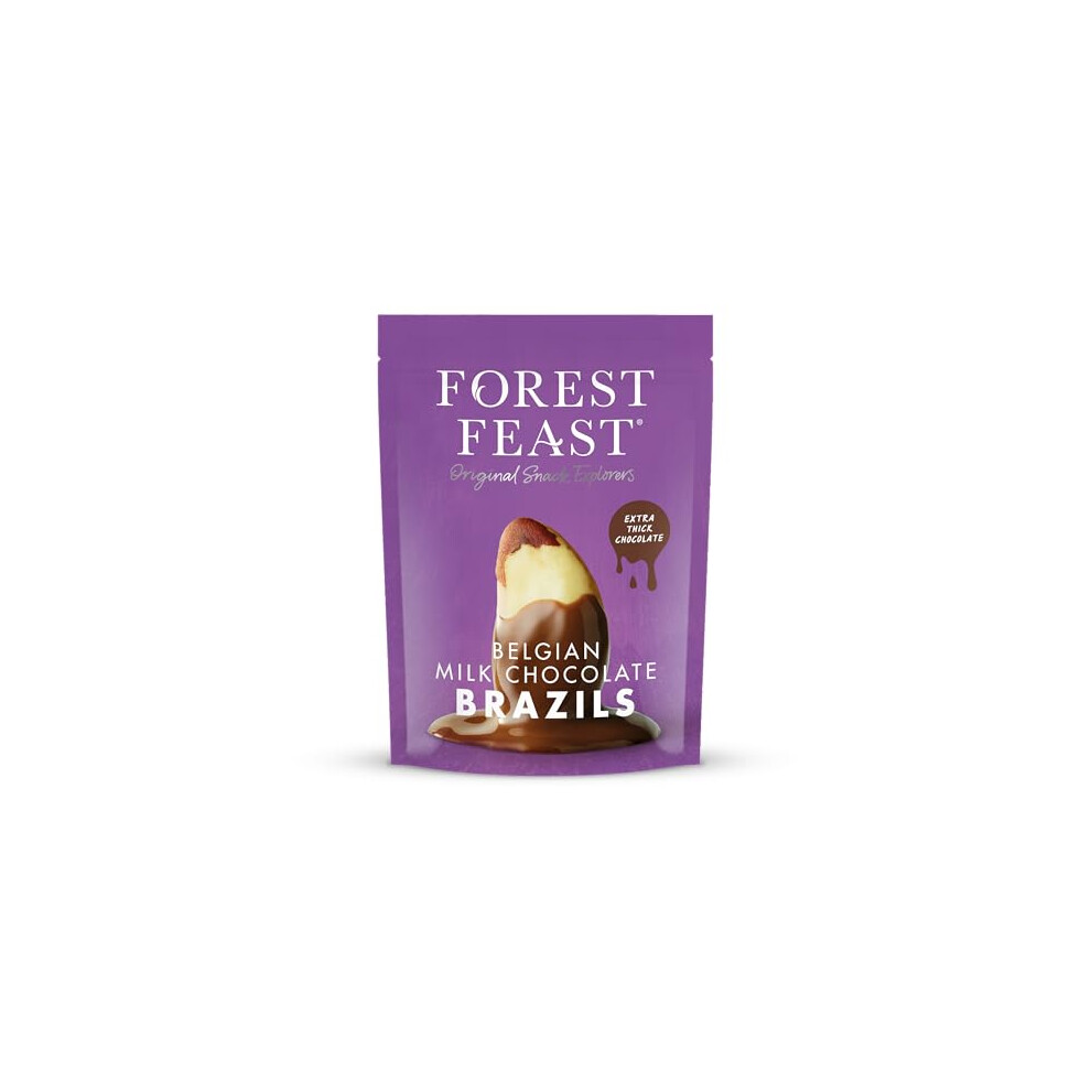 Forest Feast Belgian Chocolate Brazil Nuts Milk Chocolate Covered Brazil Nuts 1Kg