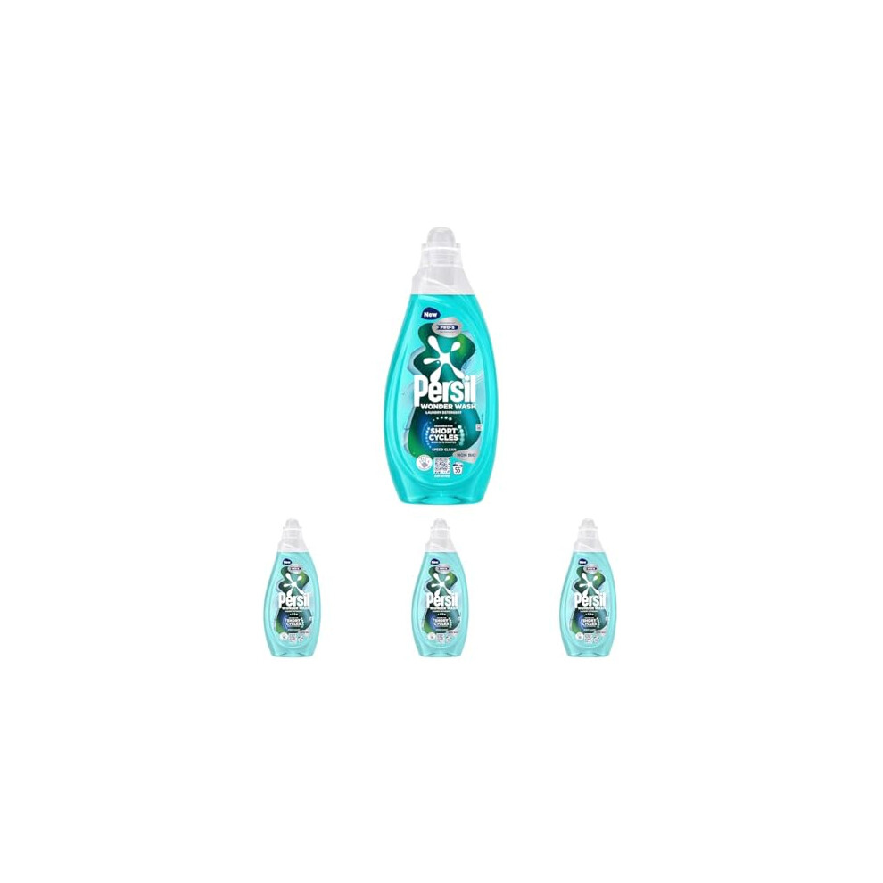 Persil Wonder Wash Speed Clean Non Bio Liquid Detergent Effective Clean With Extraordinary Fragrance Designed For The Shortest Washing Cycles 1485 L