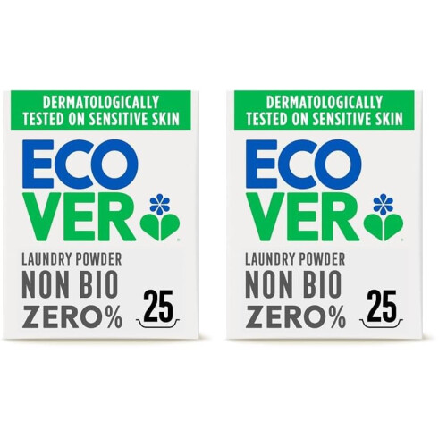 Ecover Ecover Zero NonBio Laundry Detergent Powder For Sensitive Skin Laundry Wash