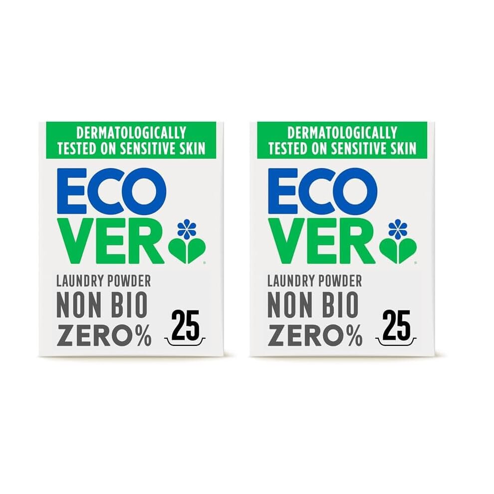 Ecover Zero Nonbio Laundry Detergent Powder For Sensitive Skin Laundry Wash
