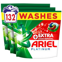 Ariel Platinum Washing Pods Extra Stain Removal 44ctx3 132ct