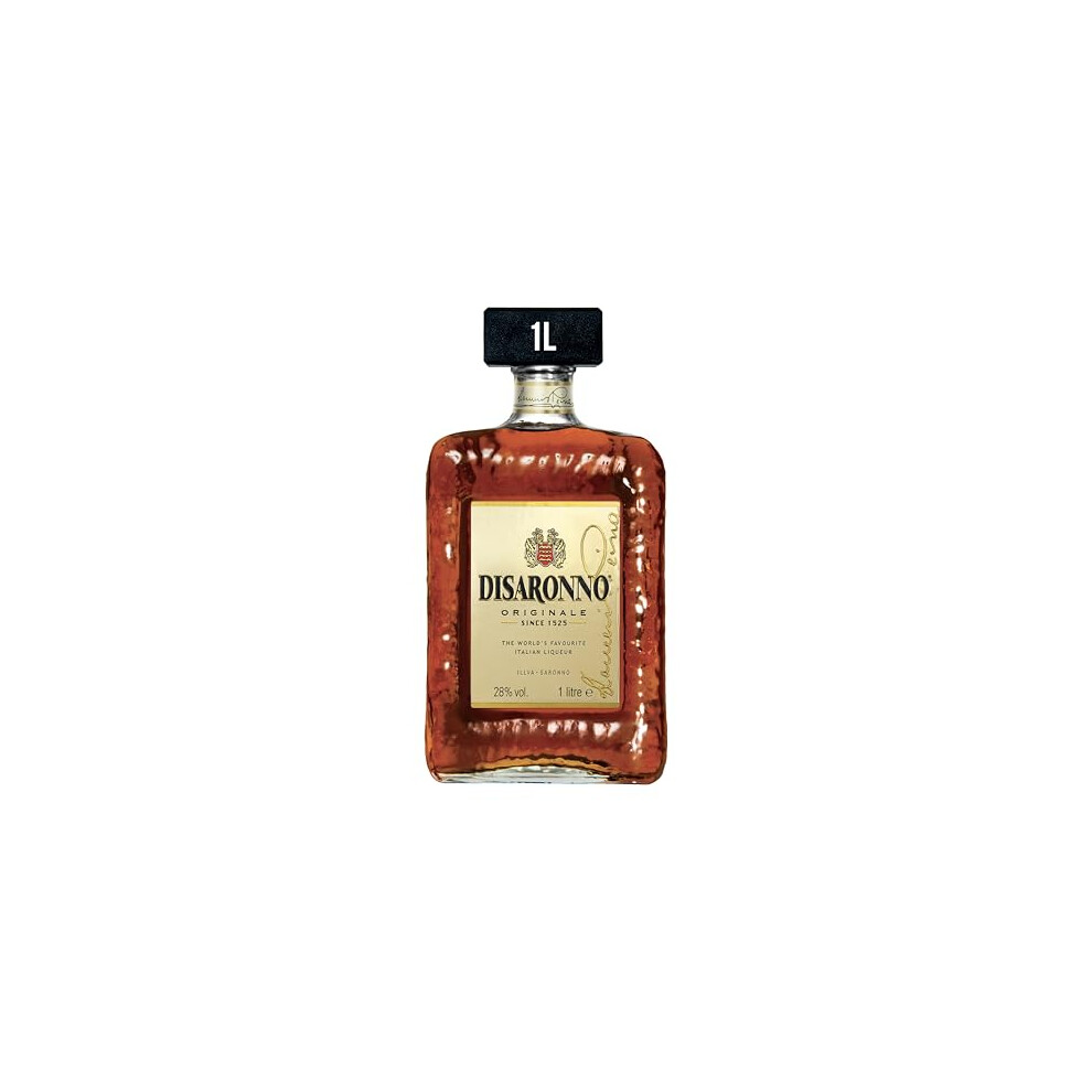 Disaronno Originale Italian Liqueur 1L 28 Vol The World’s Favourite Italian Liqueur Sweet And Fruity Amaretto Flavour Gluten And Nut Free Grea