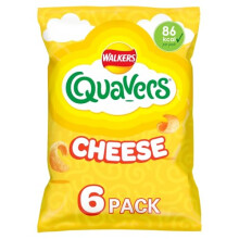 Walkers Quavers Cheese Multipack Snacks 6x16g