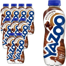 Yazoo Chocolate ReadyToDrink Milkshake 400 ml – High in Protein and Calcium Flavoured Milk Drink for Lunchbox School or Office Pack of 10