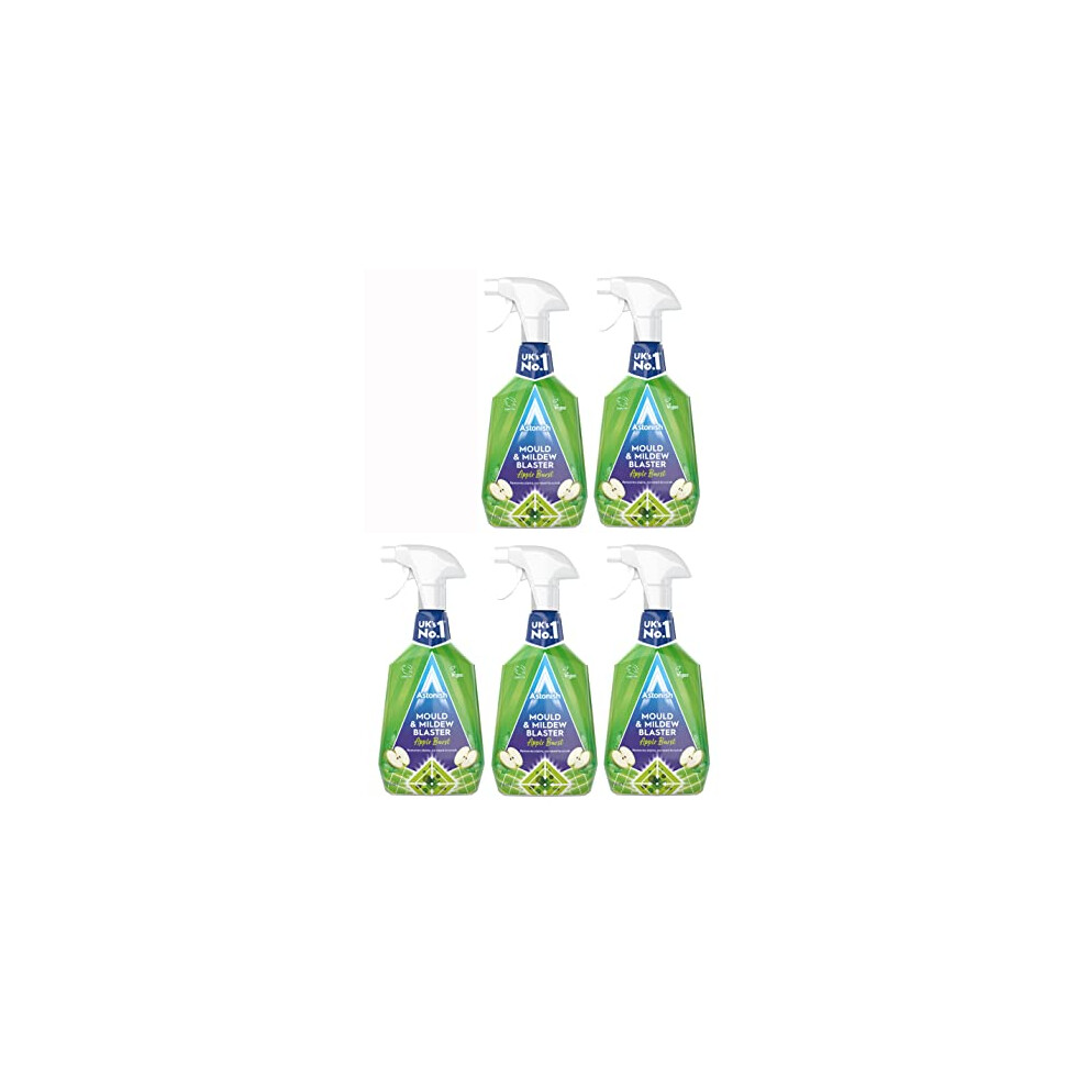 Astonish Specialist Extra Strength Mould Mildew Stain Blaster Spray For Fast Mould Removal 5 X 750Ml