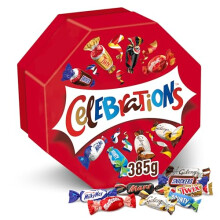 Celebrations Bulk Chocolate Gift Box 385g Assorted Chocolates Snack Box With Mini Chocolate Bars Biscuits Perfect for Easter and Ramadan sharing Gi