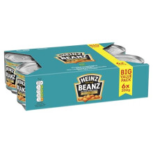 Heinz Beanz in a Rich Tomato Sauce Big Value Pack 6x200g