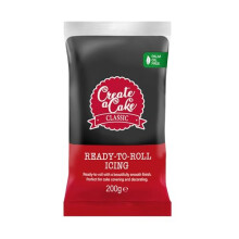 Create A Cake Ready To Roll Icing Black Fondant Icing Palm Free Sugar Paste For Cake Decorating Cupcakes Cookies Cakes 200g