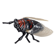 Compact Wind Up Toy Creative Cicada Toy Easy Carry For-Red
