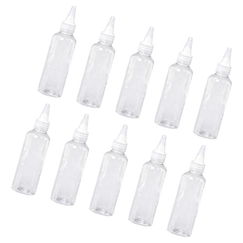 Practical Model Paint Mixing Bottle 10pcs Paint Dispenser-100ml