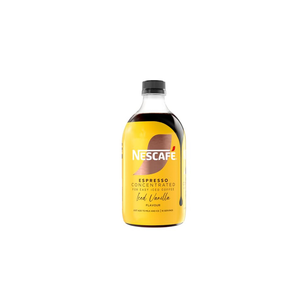 Nescafe Nescafé Iced Coffee Espresso Concentrated Vanilla Flavour 500Ml