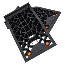 Sturdy Rubber Vehicle Ramp For Lowered Cars And Motorcycles 2