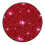 Protective Rhinestones Decorated Cup Holder Mat Rubber Base-Red 1