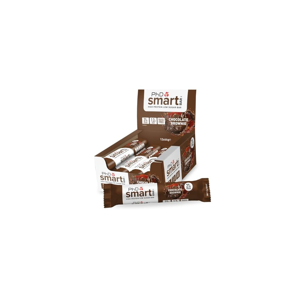 Phd Nutrition Smart Protein Bar Low Calorie Nutritional Protein Barsprotein Snacks High Protein Low Sugar Chocolate Brownie Flavour 20G Of Protein 6