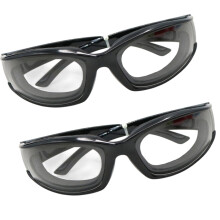 2pcs Multiple Use Onion Goggles Kitchen Safety Glasses-Black