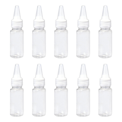10pcs Model Paint Blending Bottle With Visible Scale For-20ml