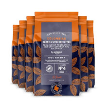 by Amazon Colombian Roast and Ground Coffee Single Origin Medium Roast 136Kg 6 Packs of 227g Rainforest Alliance Certified