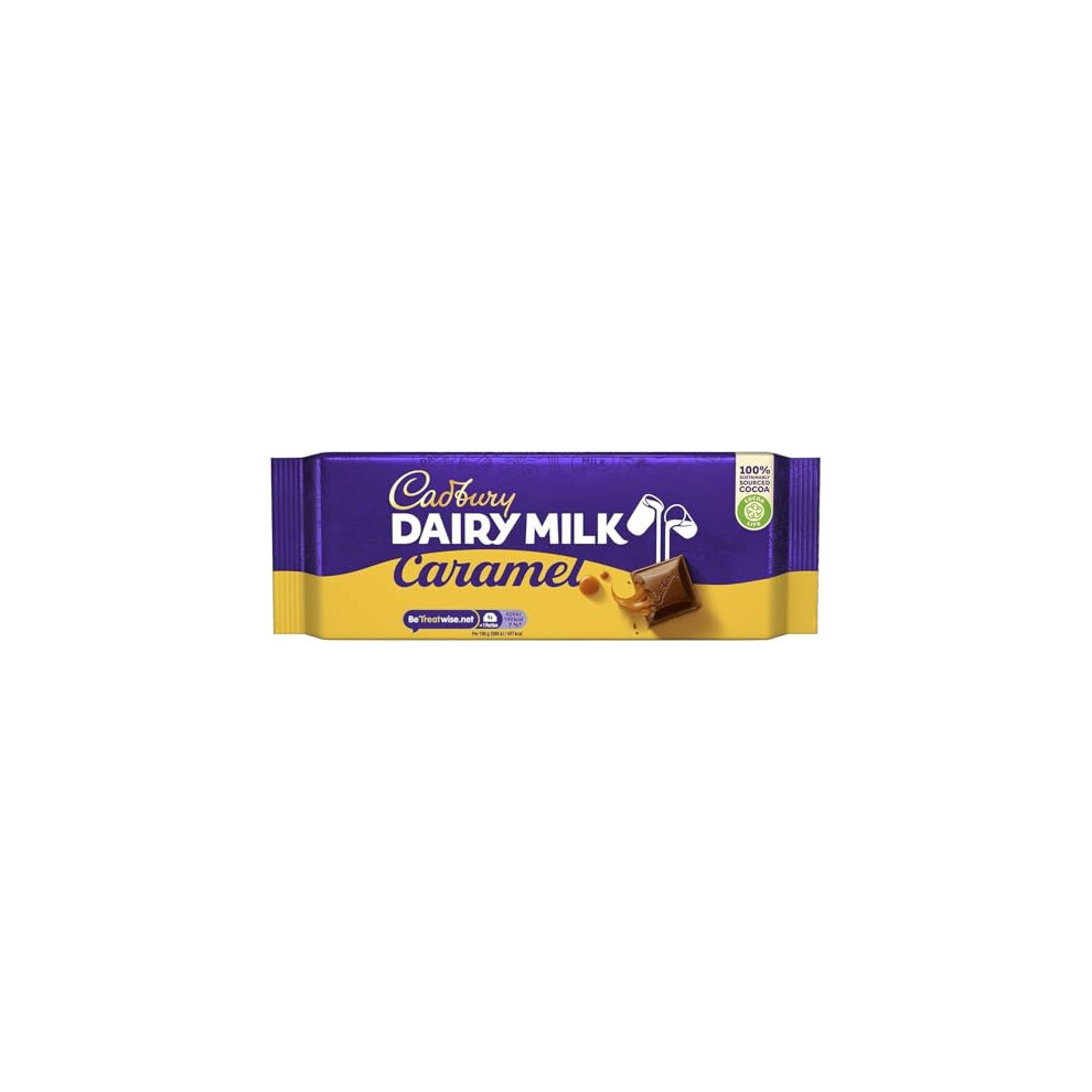 Cadbury Dairy Milk Caramel Chocolate Bar 180G