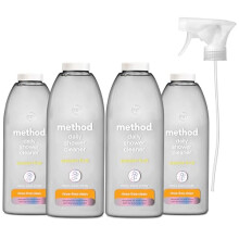 Method Shower Cleaner Spray Cleans without Having to Rinse Surface Cleaner Passion Fruit Scent Pack of 4 4 x 828ml