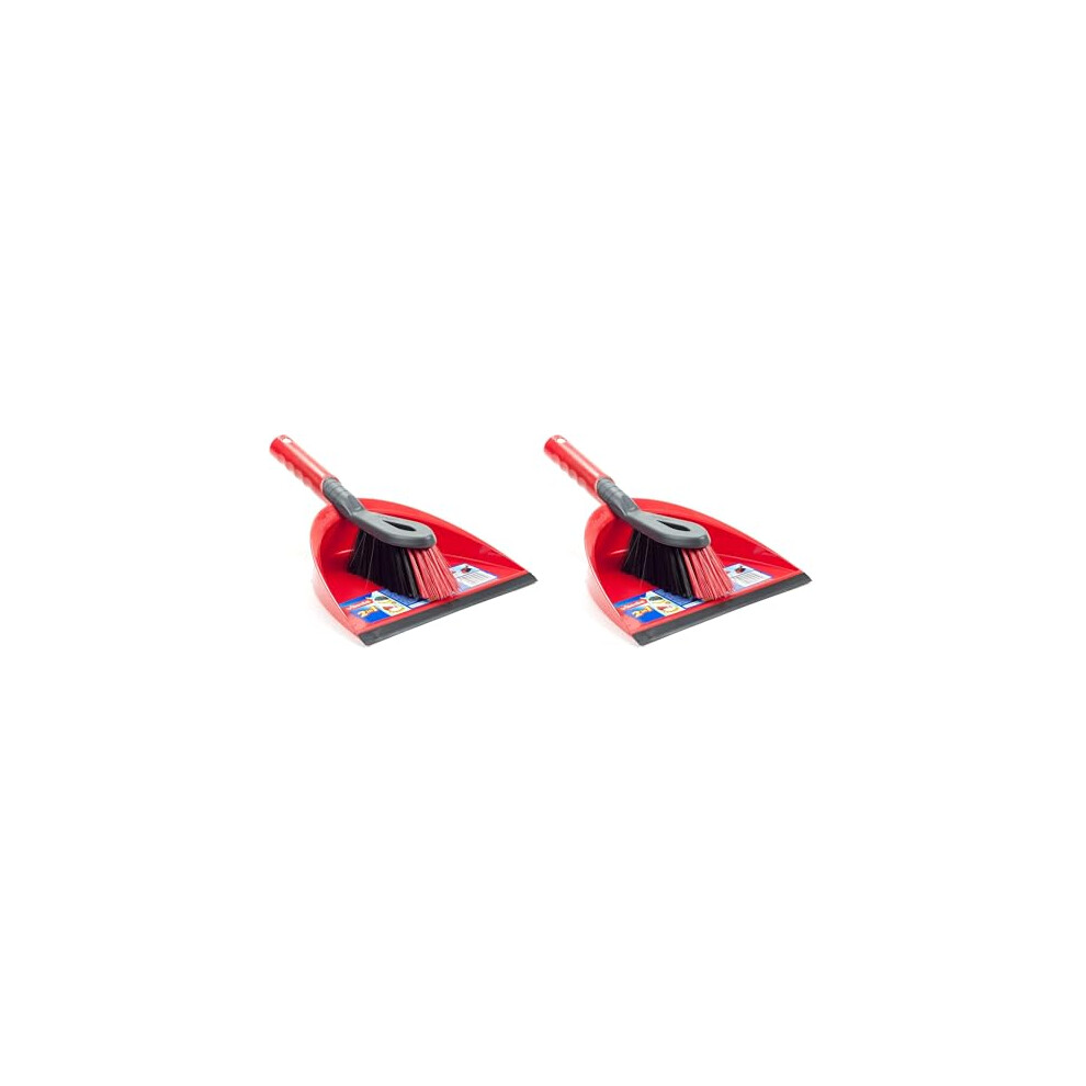 Vileda Dust Pan Brush Set Pack Of 2