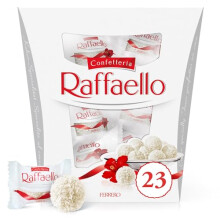 Ferrero Raffaello Pralines Mothers Day Chocolate Gifts for Women and Men Coconut Speciality with Coconut Filling and a Whole Almond Box of 23 230g