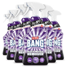 Cillit Bang Black Mould Remover Spray I Removes Mould Mildew Dirt I Size 750ml Pack of 6 Packaging may vary