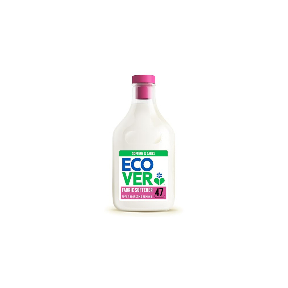 Ecover Fabric Softener Fabric Conditioner To Soften Your Clothes Fresh Apple Blossom Almond Scent 1 X 47 Washes 1 X 143L