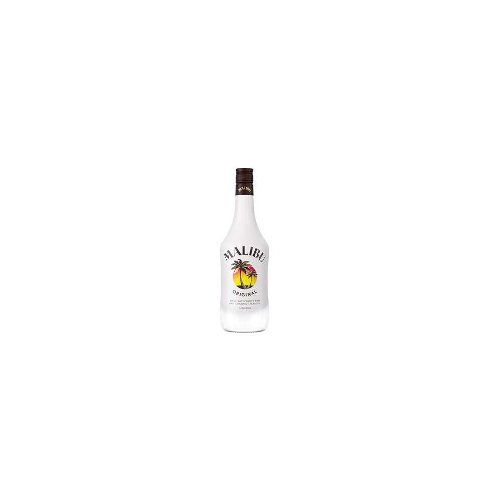 Malibu Original Rum With Coconut Flavour 1L White