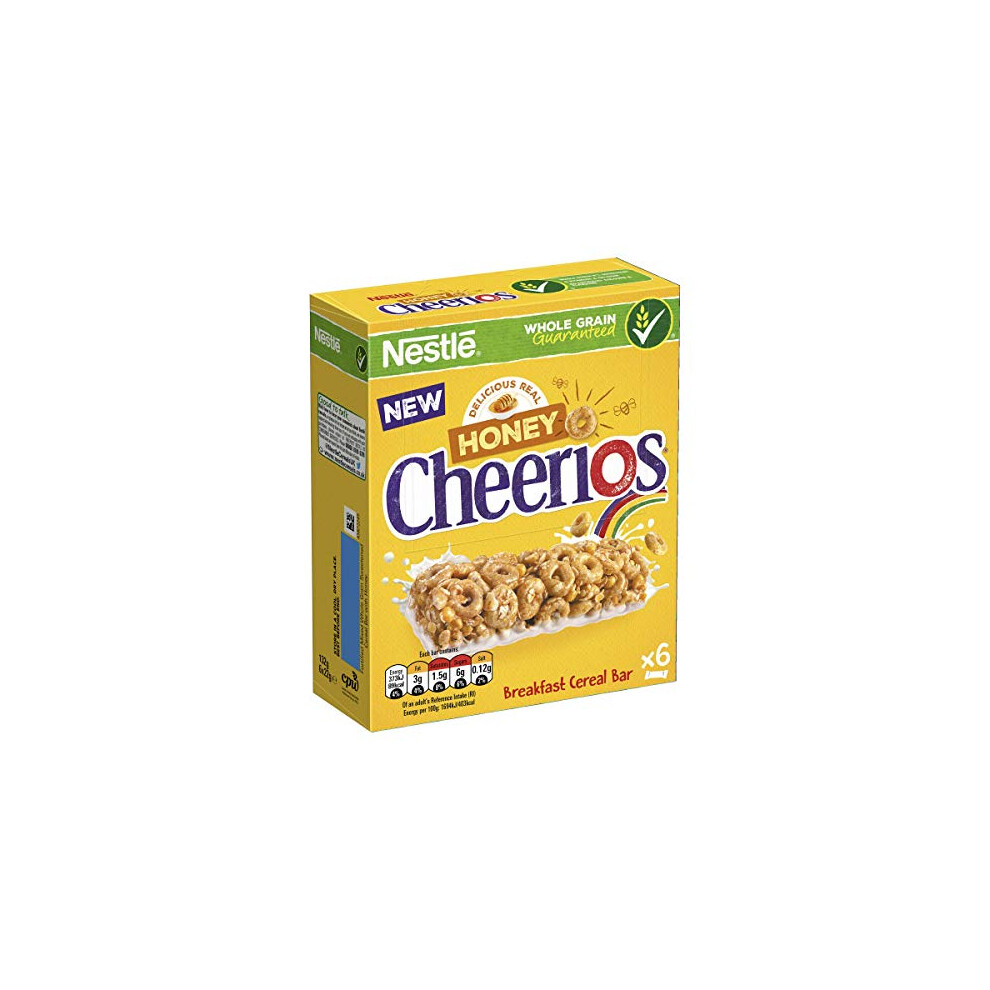 Nestle Nestlé Honey Cheerios Cereal Bars 6 X 22G