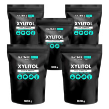 Nature Diet Xylitol Sugar 5kg Xylitol from Finland 5 x 1000g Birch sugar 100