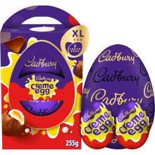 Cadbury Creme Egg Extra Large Chocolate Easter Egg Includes 2 Creme Eggs Easter Gift 255 g Pack of 1