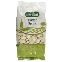 Bevelini Butter Beans 500g Pack of 1 Whole Dried Giant Butter Beans Vegetarian Friendly Pulses for Cooking Salads Stews Mediterranean Style Recipes