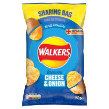 Walkers Cheese Onion Sharing Crisps 150g