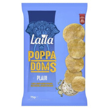 Laila Plain Poppadoms 75g