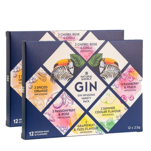 Natural  Noble Gin Infusions Variety Pack