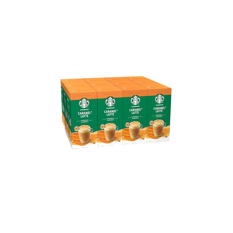Starbucks Caramel Latte Premium Mix Instant Coffee 12 X 5 60 Sachets