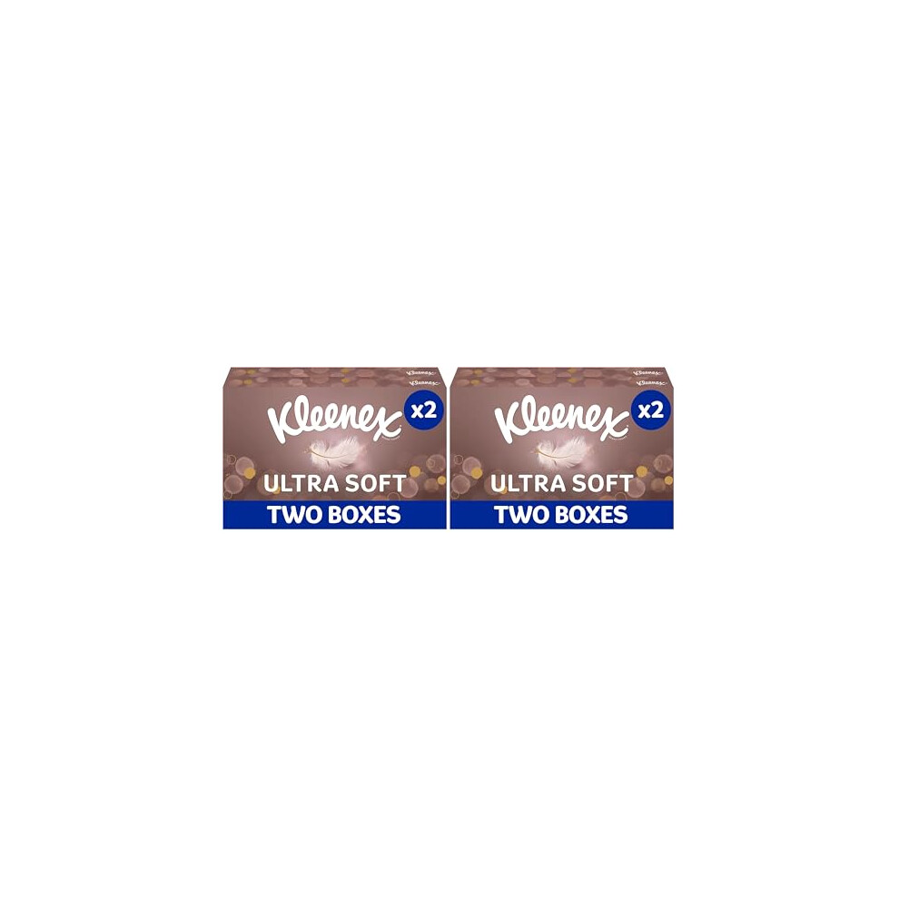 Kleenex Ultra Soft Facial Tissues Pack Of 4 Boxes Our Softest Tissue Supremely Soft And Silky Designed With Luxury In Mind