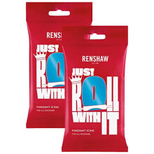 Renshaw Turquoise Blue Ready to roll icing 500g 2 x 250g Packets