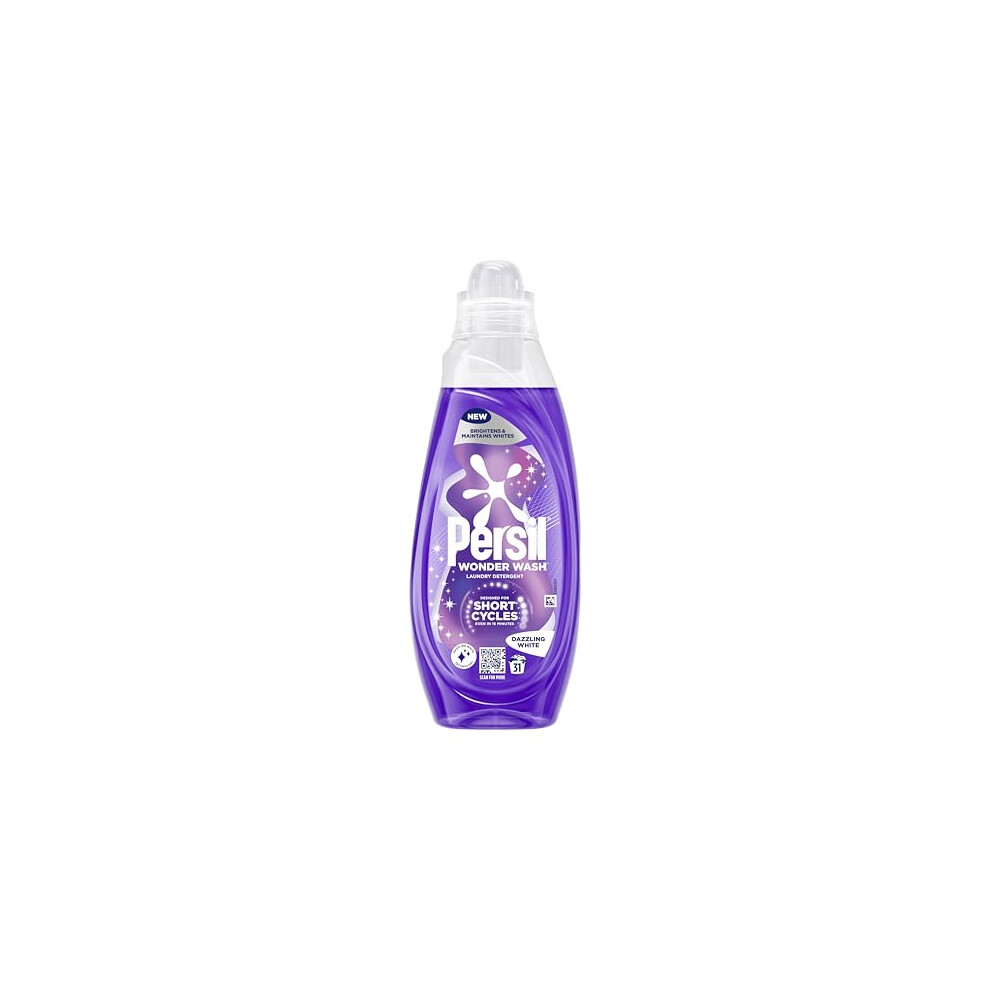Persil Wonder Wash Dazzling Liquid Detergent Featuring Dazzling Technology Maintains And Brightens Clothes 837 Ml 31 Washes White