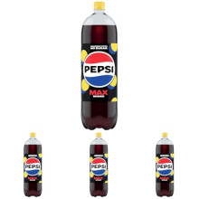 Pepsi Max Mango No Sugar Cola Bottle 2L Pack of 4